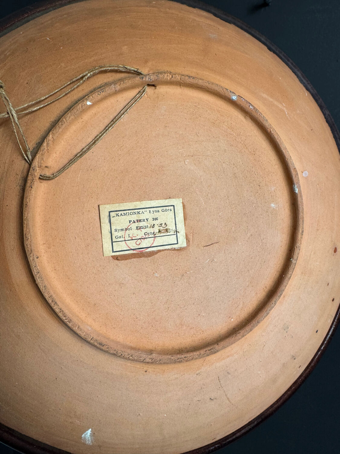 Kamionka Lysa Gora wall plate, 1960s