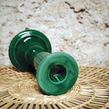 Glazed ceramic chandelier fir green