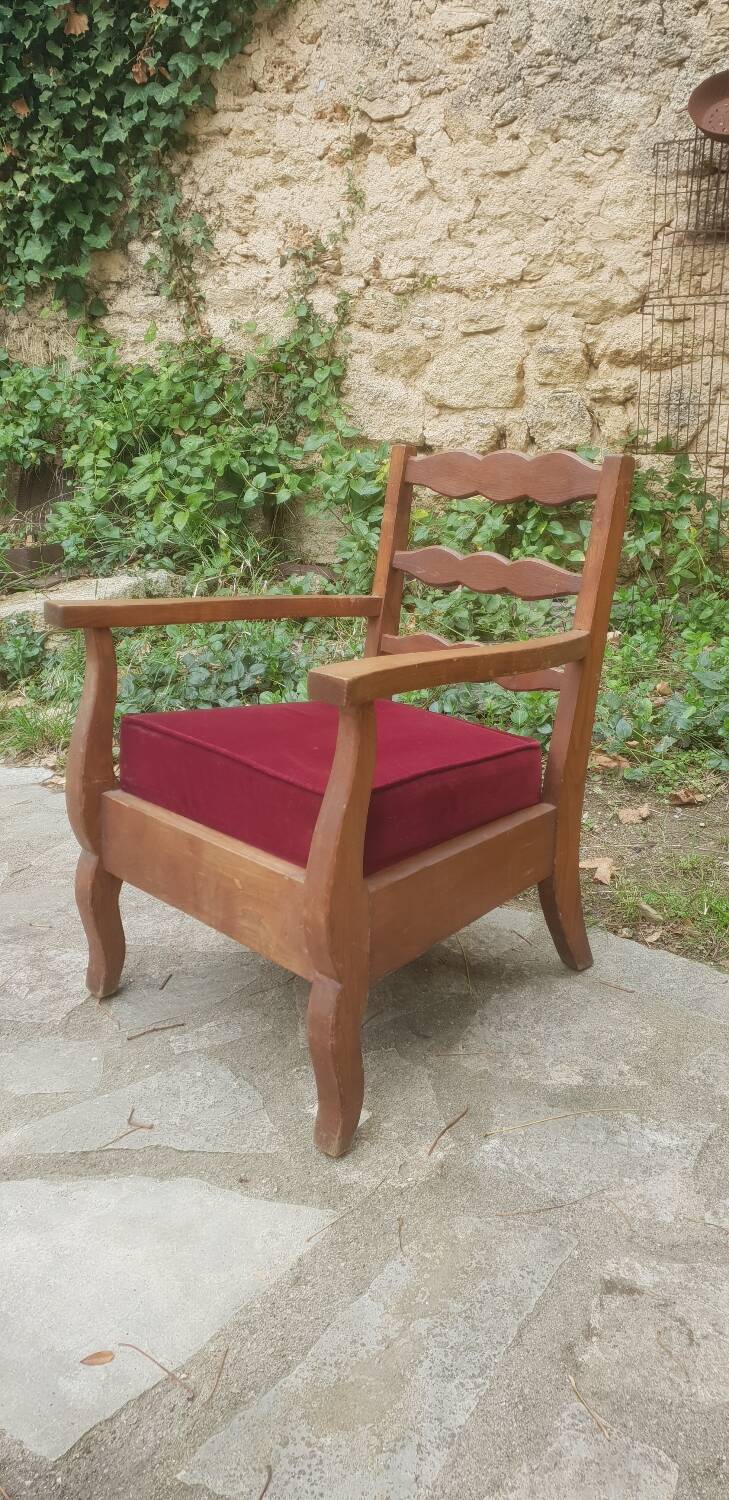 Oak armchair, 1950
