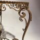 Vintage wrought iron coffee table -1940