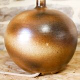Sandstone ball lamp base by Pierre Digan