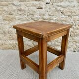 Solid wood stool