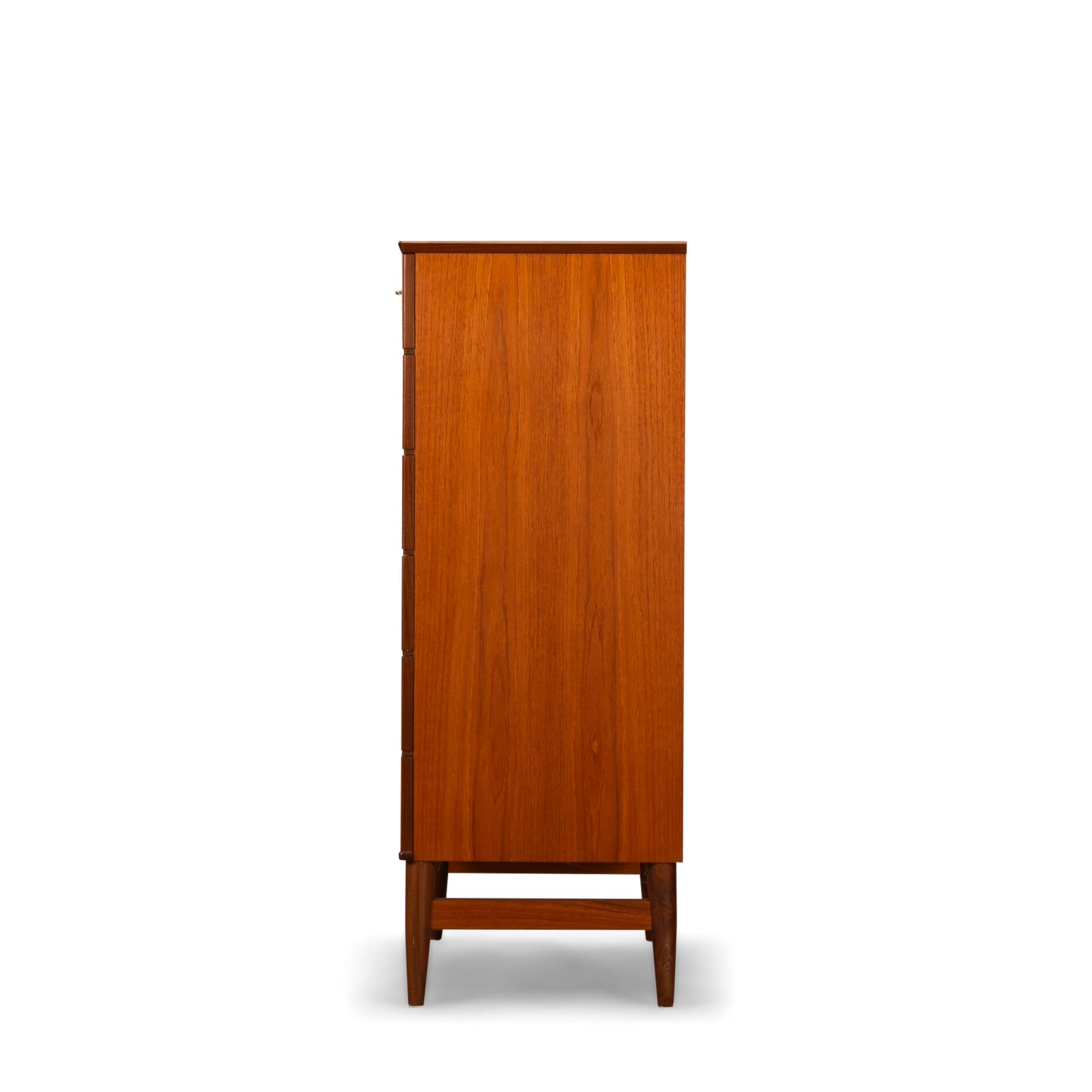 Commode en teck haute de design danois, années 1960