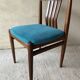 6 Scandinavian teak chairs 1960