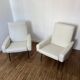 Pair of "Troïka" armchairs by Pierre Guariche, Airborne. Reupholstered 2026.