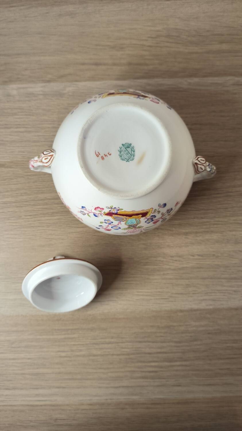 Sucrier Sarreguemines Minton 248