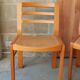 Paire de chaises Baumann cannées, années 70/80