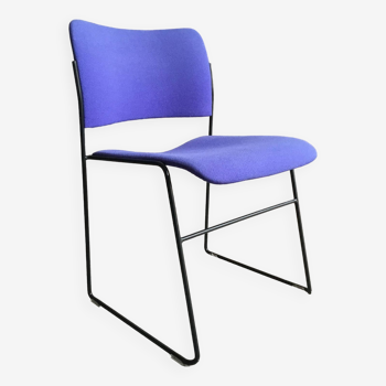 Blue Howe 40/4 stacking chair by David Rowland