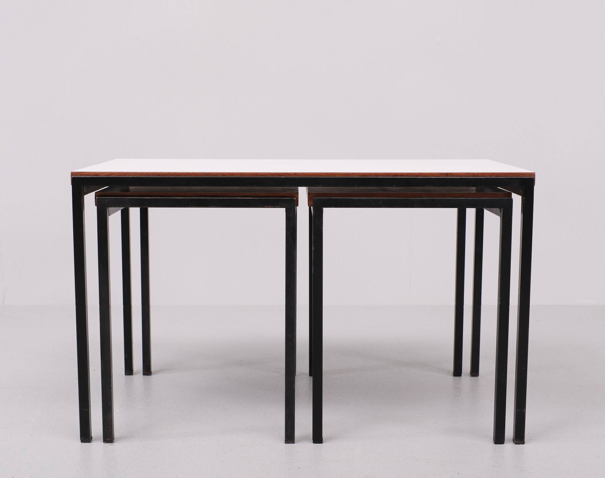 Pastoe nesting tables Cees Braakman ''Japan series'' 1960s Holland