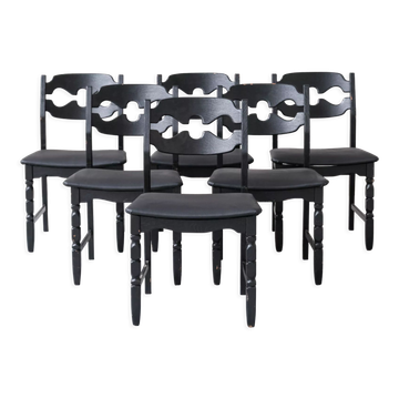 6 chaises production Nyrup Mobelfabrik