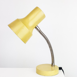 Articulated desk lamp in yellow metal