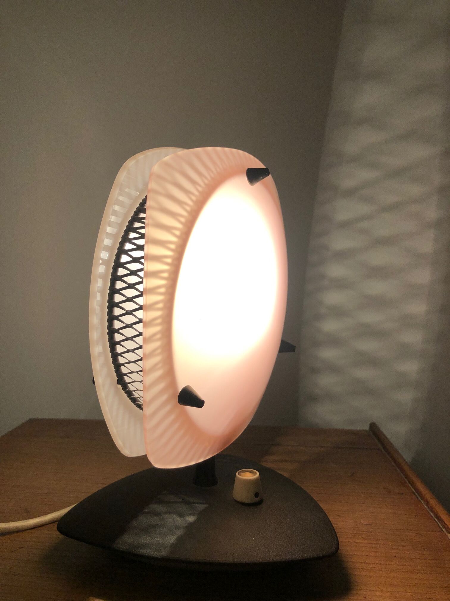 Tele-ambiance / Sonnenkind design lamp with dimmer, 1950s