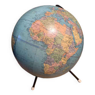 World Map, Globe Taride maps of 1969