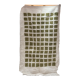 Tapis berbère beni ouarain marocain pure laine graphique contemporain blanc vert