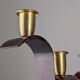 Art Deco Bronze Candelabra Pair by Karl Hagenauer, 1930s