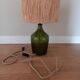 Lampe dame Jeanne / Abat jouren jute