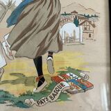 Lithography of the Basque country by E Maudy