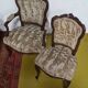 Rococo salon set in walnut, 19th century