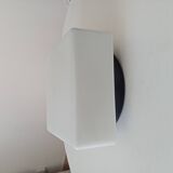 70s bakelite and opaline ceiling light signed Vianne