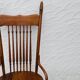 Vintage high chair from the 1960s in solid wood, chic country style.
