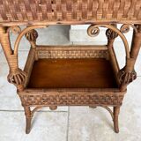 19th century rattan worker