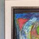 Mid-Century Modern Swedish "Fish & Fruit" Vintage Still Life Oil Painting, Framed