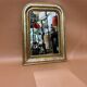Napoleon III mirror in gold and silver