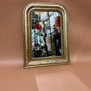 Napoleon III mirror in gold and silver
