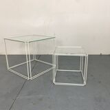 Tables d'Appoint Gigognes Minimalistes Modernes de Max Sauze Studio, 1970s, Set de 2