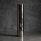 Monumental stainless-steel uplighters by Targetti, Italy, 1970s