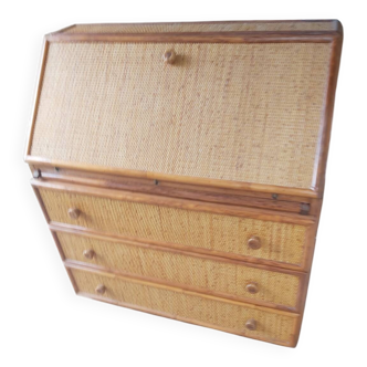 Scribane chest of drawers, chest of drawers, desk