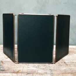 Tryptic barber mirror 30,5 x 24,5 cm