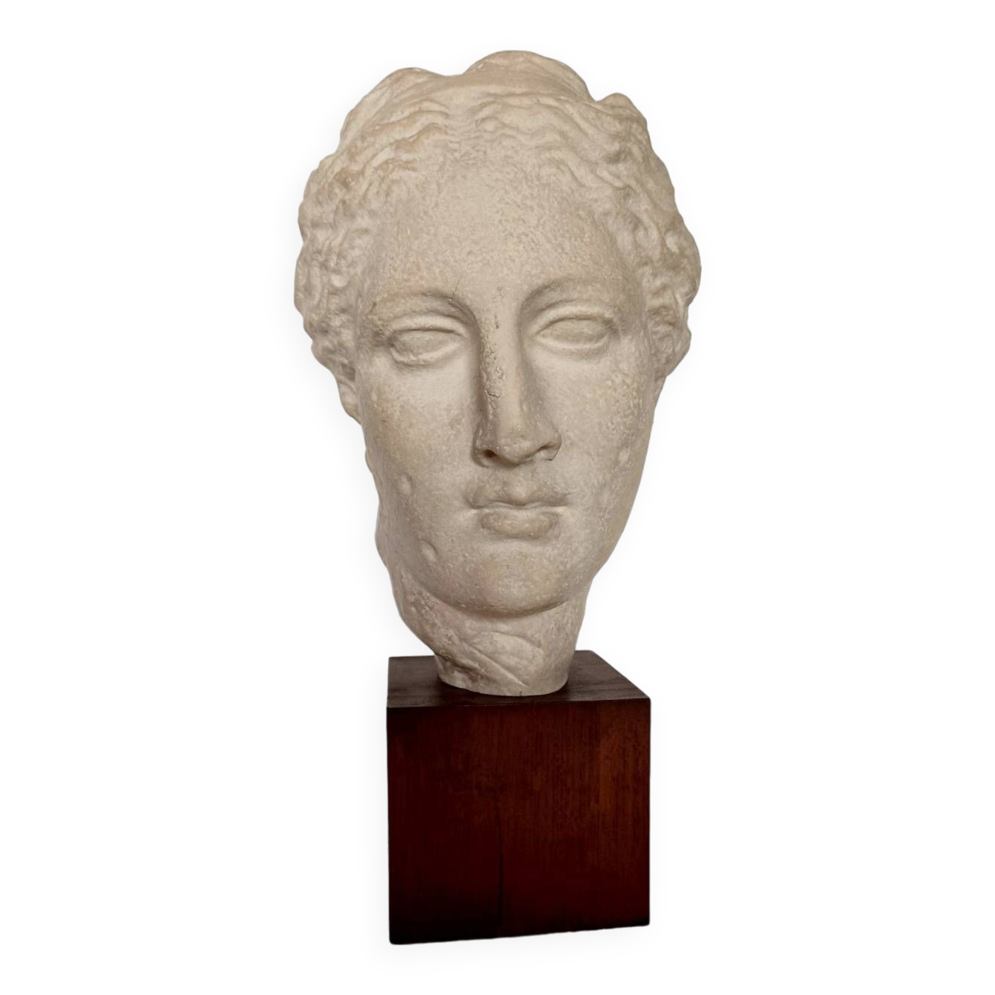 Buste tête de la déesse Hygie  - reproduction du musée du Louvre