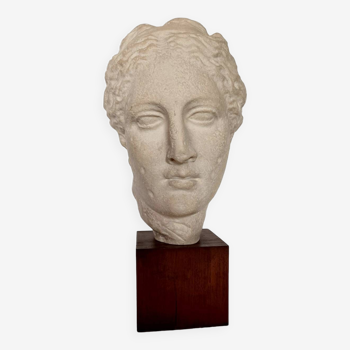 Buste tête de la déesse Hygie  - reproduction du musée du Louvre
