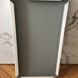 Vintage metal plate ski signage