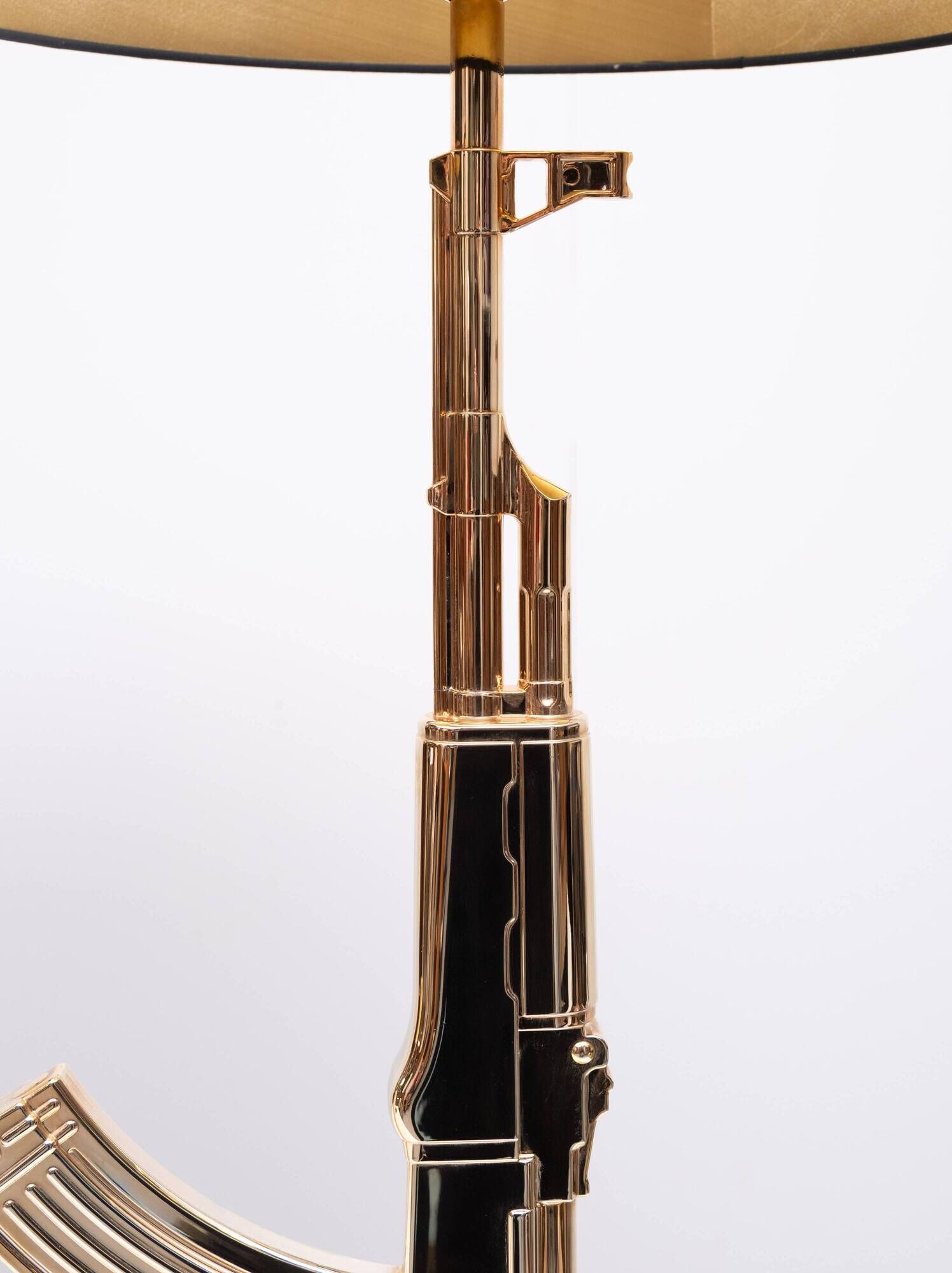 Original set of 2 Flos AK 47 Kalashnikov Table Gun Lamps by Philippe Starck