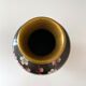 Cloisonne vase, vintage enamel vase