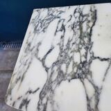 Bedside table marble top art-deco style