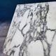 Bedside table marble top art-deco style