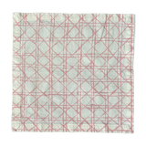 Serviette cannage terre