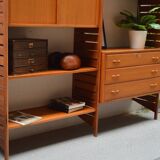 Large modular Ladderax bookshelf 186 cm