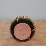 Vase pichet en céramique Fat Lava couleur miel
