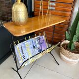 Vintage scoubidou tablet magazine holder