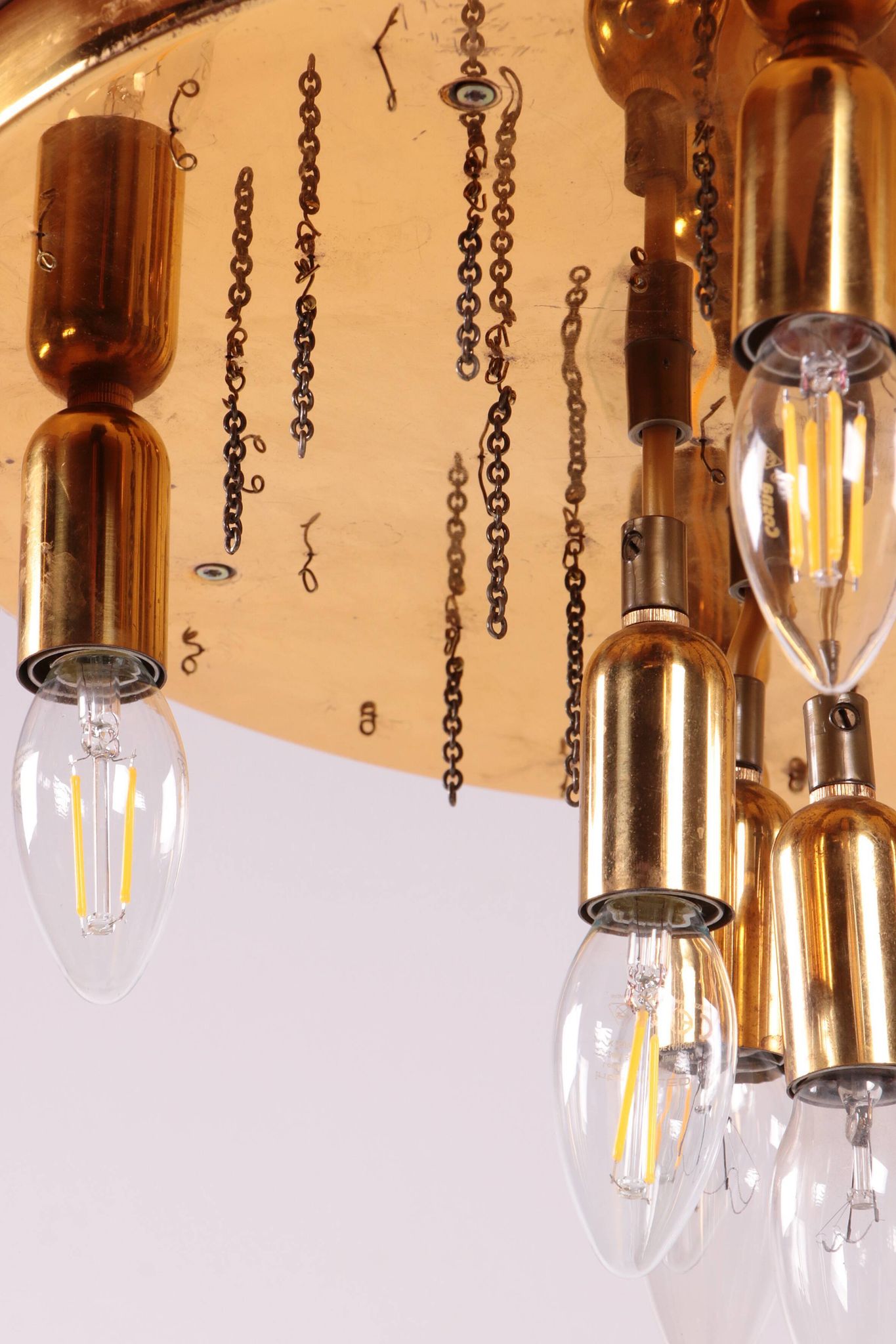 Crystal chandelier or ceiling lamp 1960, Germany
