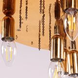 Crystal chandelier or ceiling lamp 1960, Germany