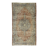 Turkish Anatolian Handmade Vintage Area Rug 200 cm x 118 cm