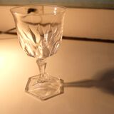 Crystal walking glasses from Arques Chaumont - vintage