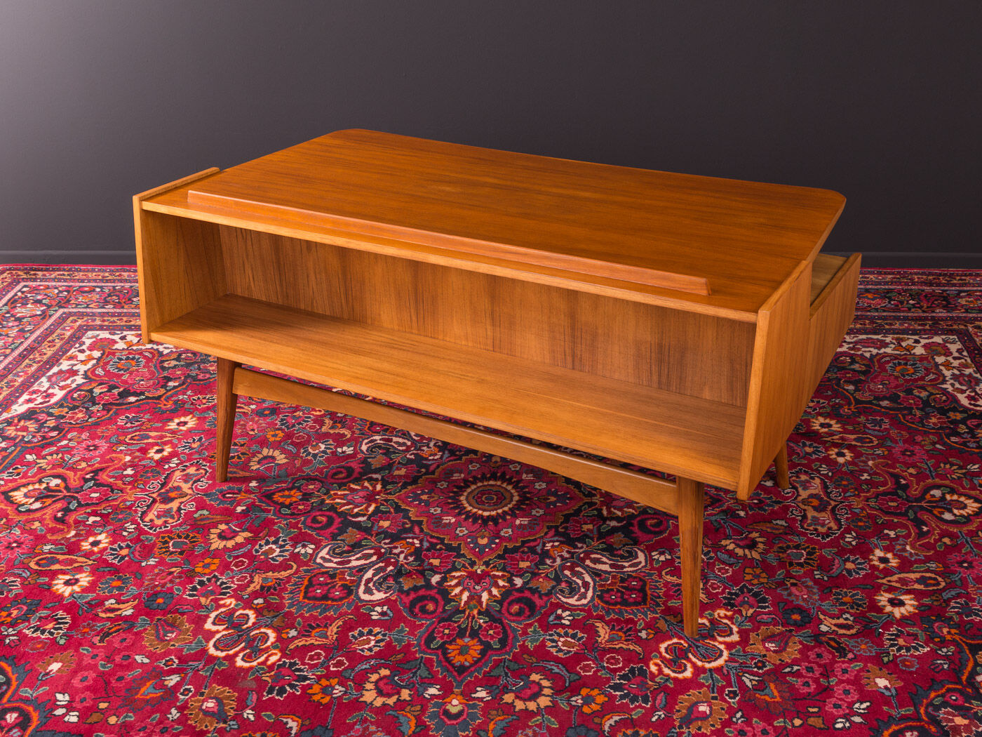 Walnut desk by WK Möbel from the 1950s