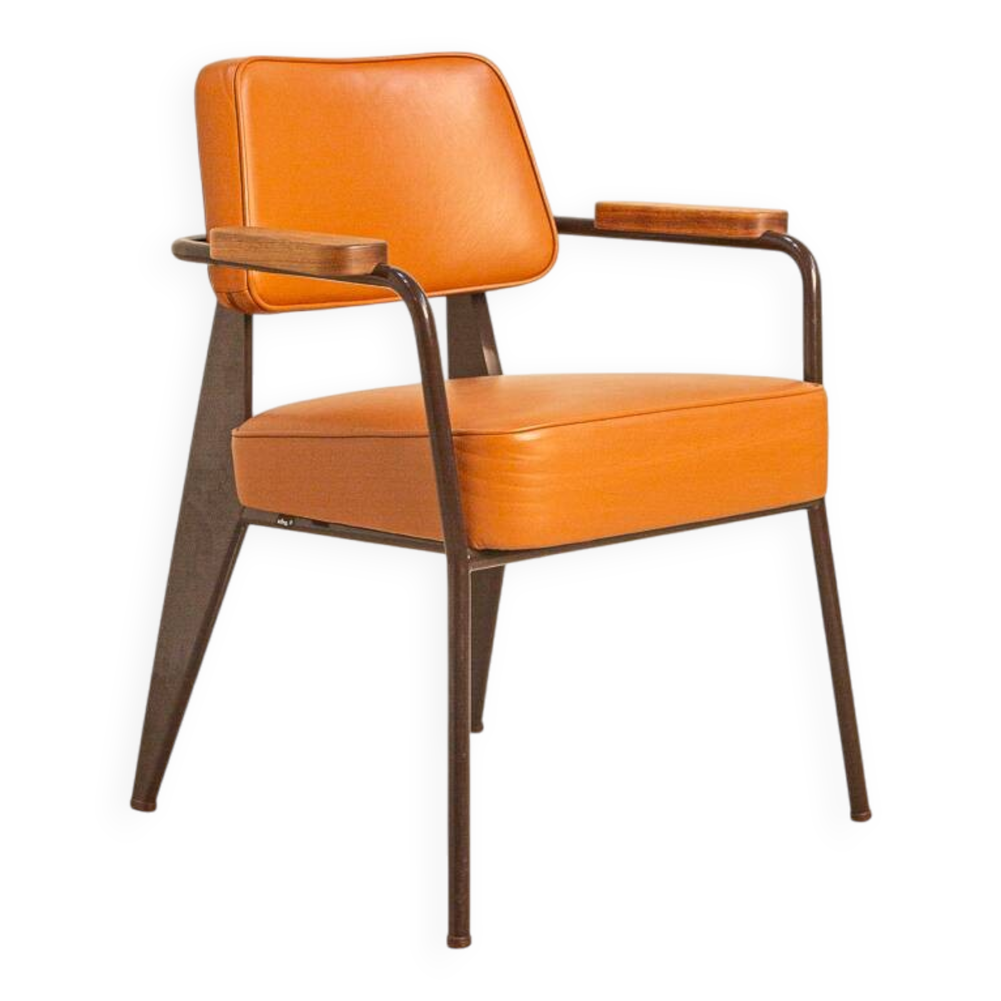 Cognac executive chair by Jean Prouvé for Vitra, 2000s