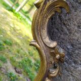 Baroque mirror in gilded wood 87x54cm